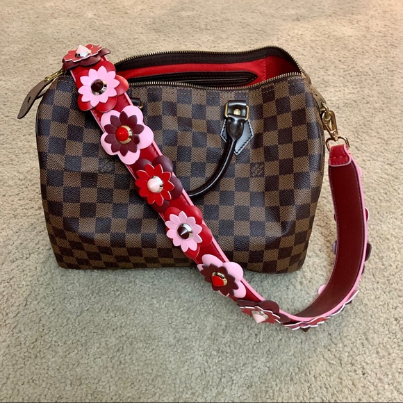 NWT Leather Flower - Purse Shoulder Strap - Picture 2 of 7